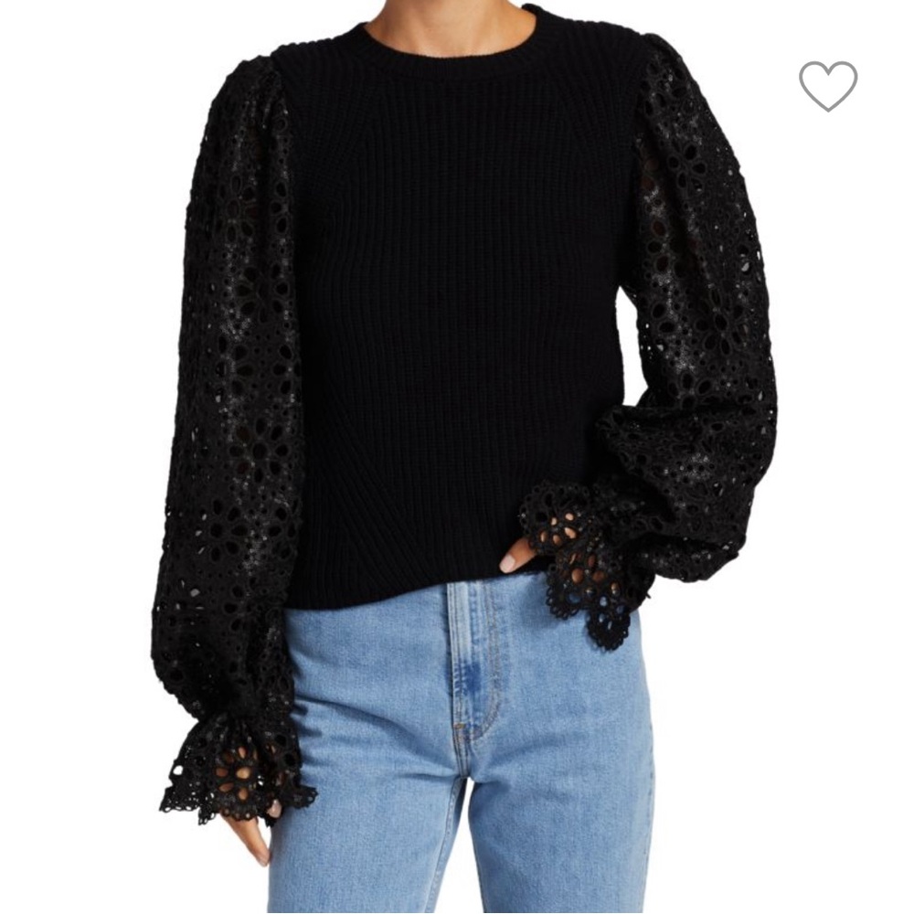 SEA Eyelet Sweater